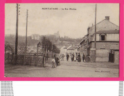 CPA  (Ref: Z2242) MONTATAIRE (60 OISE) La Rue Mertian (passage à Niveau - Montataire