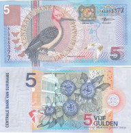 Suriname 5 GULDEN 1999 2000 P146 Unc - Suriname