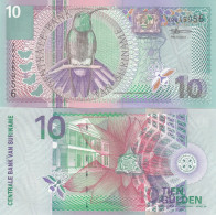 Suriname 10 GULDEN 1999 2000 P147 Unc - Suriname