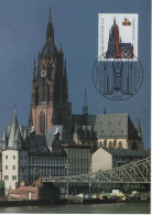 Germany Deutschland 1989 Maximum Card, 750 Jahre Frankfurter Dom, Frankfurt Church Kirche, Bonn - 1981-2000