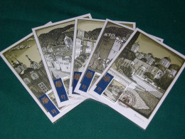 Greece Mount Athos 2008 Holy Monasteries IV Maximum Card Set XF. - Cartoline Maximum