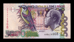 Santo Tomé Y Príncipe Saint Thomas & Prince 5000 Dobras 2004 Pick 65c Sc Unc - Sao Tomé Et Principe