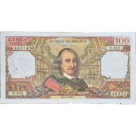 France, 100 Francs, 1972, T.65248574, TB, Fayette:65.39, KM:149d - 100 F 1964-1979 ''Corneille''