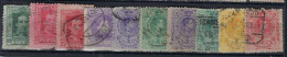 Spain, Selection Of 10 Old Used Stamps, King Alphonso XIII - Usados