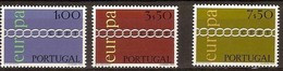 Portugal  1971 Yvertn° 1107-1109 *** MNH Cote 20 Euro  Europa Cept - 1971