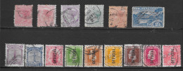 NOUVELLE ZELANDE  Lot De 6 Timbres Poste Et 9 Timbres De Service Côte 87,70 Euros - Lots & Serien