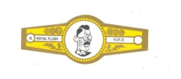 18) Bague De Cigare Série Tintin Jaune Dorée Royal Flush Kuifje Mitsuhirato Asie Asiatique En Superbe.Etat - Werbeobjekte