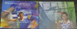 Greece 2012 Gold Medals Blocks MNH XF. - Nuevos