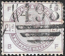 QV SG190 2½d Lilac (1) Used - Usados