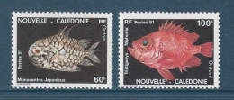 Nouvelle Calédonie - YT N° 618 Et 619 ** - Neuf Sans Charnière - 1991 - Nuevos