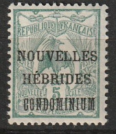 Nouvelles Hébrides Timbre De Nouvelle Calédonie De 1905/1907 Surchargés N°15 Neuf* - Nuevos