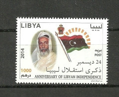 2014-Libya- Anniversary Of Libyan Independence- FLAG-MNH** - Libye