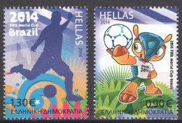 Greece 2014 FIFA World Cup Brazil MNH XF. - Unused Stamps