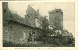41228058 Zons Rheinturm Oestliche Mauerseite Zons - Dormagen