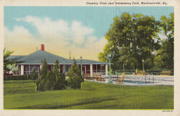 BR86. Vintage US Postcard. Country Club And Swimming Pool. Madisonville, Kentucky - Autres & Non Classés