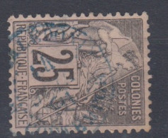 #199 COLONIES GENERALES N° 54 Oblitéré En Bleu Coétempoé (Nouvelle-Calédonie)  RARE - Alphée Dubois