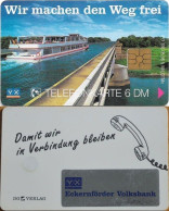 Germany - Volks Und Raiffeisenbanken (Minden Ship, ''Eckernförder Volksbank'') - O 0388-1 - 06.1998, 6DM, Used - O-Series: Kundenserie Vom Sammlerservice Ausgeschlossen