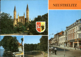 41225948 Neustrelitz Stadtwappen, Zierker See, Strelitzer Strasse, Schlosskirche - Neustrelitz