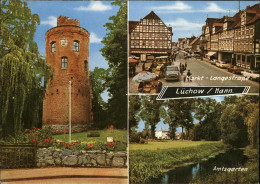 41225819 Luechow Wendeland Markt Langestrasse, Amtsgarten, Schlossturm Luechow ( - Luechow