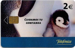 Spain - Telefónica - Cuidamos Tu Confianza - Bird - P-526 - 01.2003, 2€, 16.400ex, Used - Emisiones Privadas