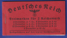Deutsches Reich 1940/41 Markenheftchen Mi.-Nr. 39.4 Postfrisch ** - Carnets