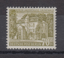 Berlin 1954 Freimarken Bauwerke Höchstwert Mi.-Nr.123 Einwandfrei **  - Ungebraucht