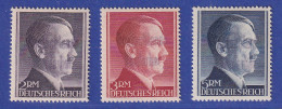 Lokalausgaben Meißen Hitler-Ausgabe Mit Handstempelaufdruck Mi.-Nr. 22-24 B **  - Mint