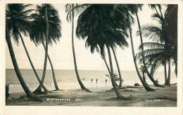 Cpsm Carte Photo TRINIDAD - Guayaguayare Bay + Plage - Beach - Trinidad