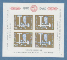 Schweiz 1960  50 Jahre Pro Patria  Mi.-Nr. Block 17 ** - Autres & Non Classés