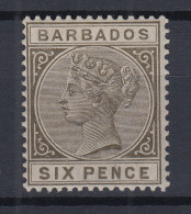 Barbados 1882 Queen Victoria Mi.-Nr. 38 Sauber Ungebraucht * - Barbados (1966-...)