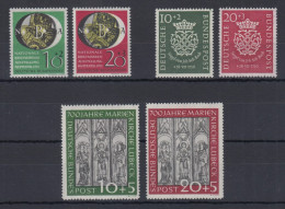 Bundesrepublik Briefmarken Postfrisch Mi.-Nr. 121-22 , 139-40 Und 141-42 - Ungebraucht