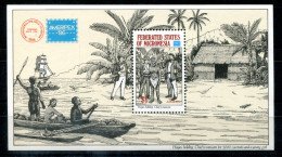 MIKRONESIEN Block 1, Bl.1 Mnh - AMERIPEX '86 - MICRONESIA / MICRONÉSIE - Micronésie