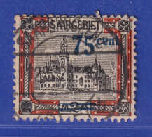 Saar 1921 Mi.-Nr. 79 A II Bessere Farbe Gestempelt Gpr. NEY BPP - Gebraucht