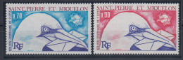 Saint Pierre Et Miquelon Pelikan Mit Brief Mi.-Nr. 496-97 Satz 2 Werte **  - Sonstige & Ohne Zuordnung