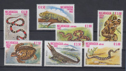 Nicaragua 1982 Reptilien Mi.-Nr. 2335-2341 Kpl. Satz 7 Werte ** - Nicaragua