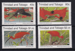 Trinidad & Tobago 1990 Mi.-Nr. 596 - 599 Postfrisch ** / MNH Rotsichler - Trinidad & Tobago (1962-...)