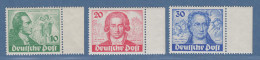 Berlin 1949 Goethesatz Mi-Nr. 61-63 Postfrisch **  - Ungebraucht
