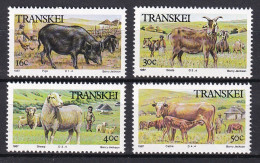 Transkei 1987 Mi.-Nr. 210-213 Postfrisch ** / MNH Landwirtschaftliche Nutztiere - Transkei