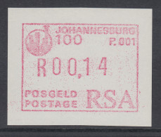 Südafrika FRAMA-ATM 100 Jahre Johannesburg  Mi.-Nr. 2c ** - Frama Labels