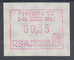 Südafrika FRAMA-Sonder-ATM Pretoria'92 Von VS,  Mi.-Nr. 11.1 - Frama Labels