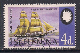 St Helena 1969 QE2 4d Ships SG 241 Used ( F1179 ) - Saint Helena Island