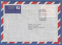 RSA 1986 Sonder-ATM Johannesburg Mi.-Nr 2 Wert 0,30 Auf Brief Nach Frankreich - Frama Labels