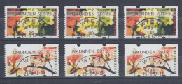 Österreich ATM Blumen Mi.-Nr. 24 Und 25 GMUNDEN 2012, 62-90-145 O - Machine Labels [ATM]