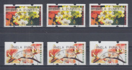 Österreich ATM Blumen Mi.-Nr. 24 Und 25 PHILA PUNKT, 62-90-145 O - Timbres De Distributeurs [ATM]