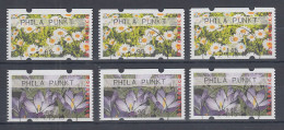 Österreich ATM Blumen Mi.-Nr. 38 Und 39 PHILA PUNKT, 62-90-145 O - Machine Labels [ATM]