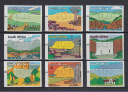 Südafrika FRAMA-ATM Landschaften Mi.-Nr. 14-22 Je Wert 120 ** (neuer Tarif 1999) - Frama Labels
