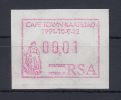 Südafrika RSA Sonder-ATM KAAPSTAD Aus OA Mi.-Nr. 10.2 Wert 00,01 **  - Frama Labels