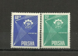 Poland 1957 - Mi. 1018/19 MNH - Neufs