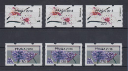 Österreich 2018 ATM Mi.-Nr. 54-55 PRAGA 2018 Je Satz  80-135-270 ** - Timbres De Distributeurs [ATM]