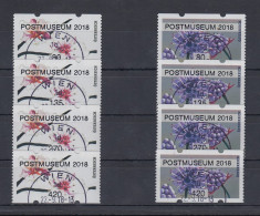 Österreich 2018 ATM Mi.-Nr. 54-55 POSTMUSEUM 2018 Je Satz  80-135-270-420 O - Timbres De Distributeurs [ATM]